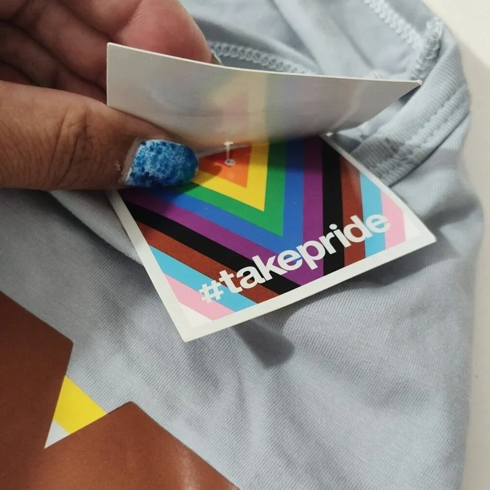 Target Pride Pet Apparel Dog Size L XL Gray Colorful NEW with FLAW